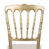 Gold Steel Skeleton™ Resin Napoleon Chair