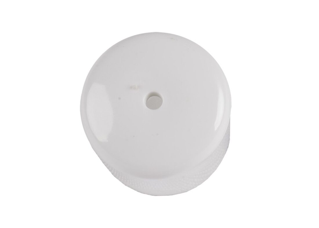 White Replacement Foot Cap for Plastic Folding Chairs