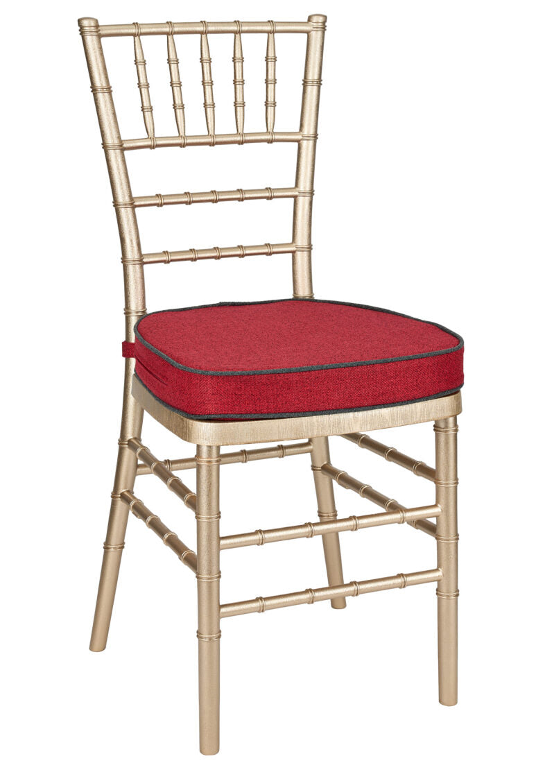 Champagne Gold Brushed Wood Look Steel Skeleton Chiavari Chair CCRCHGB-STEEL-AX-T