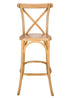 Chestnut Wood Cross Back Barstool BXWC-ZG-T