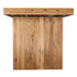96" x 30" Chestnut Farm Table Conversion Kit for Banquet Tables