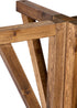 3 Foot (36") Chestnut Round Farmhouse Cocktail Table Assembly Required