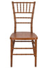 Chestnut WoodGrain Resin Steel Skeleton Chiavari Chair CCRCB-STEEL-AX-T