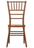 Chestnut WoodGrain Resin Steel Skeleton Chiavari Chair CCRCB-STEEL-AX-T