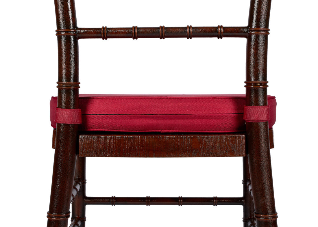 Fruitwood with Brushed WoodGrain Resin Steel Skeleton Chiavari Chair CCRFB-STEEL-AX-T