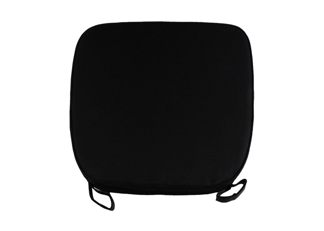 2" Black "High Density" Velcro Strap Chiavari Chair Cushion