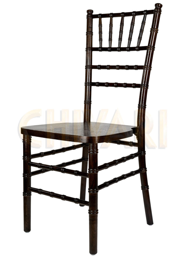 Espresso (Coffee) ToughWood Chiavari Chair Left CCWFE-ZG-T