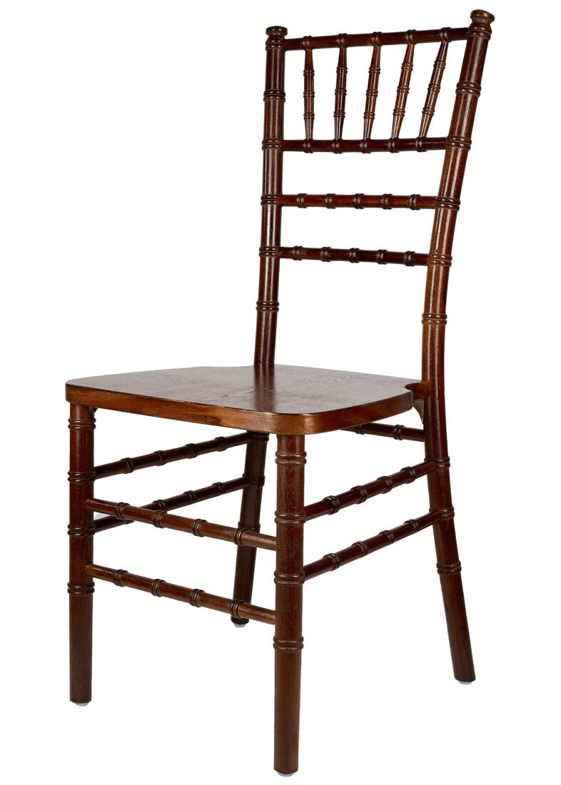 Fruitwood (Medium Brown) ToughWood Chiavari Chair by Chivari Left1 CCWFM-ZG-T