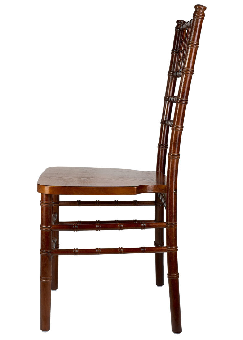 Fruitwood (Medium Brown) ToughWood Chiavari Chair by Chivari Left2 CCWFM-ZG-T