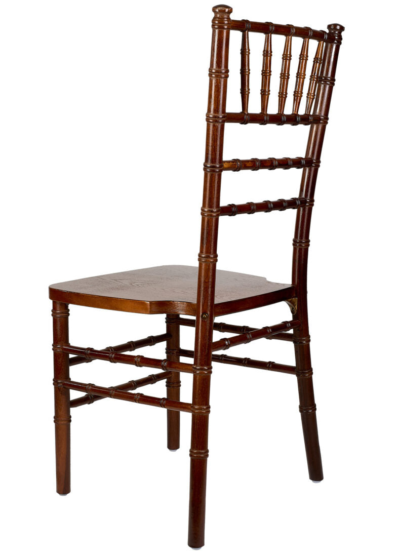 Fruitwood (Medium Brown) ToughWood Chiavari Chair by Chivari Left3 CCWFM-ZG-T