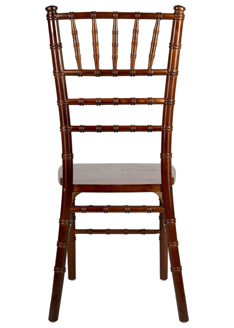 Fruitwood (Medium Brown) ToughWood Chiavari Chair by Chivari Back CCWFM-ZG-T