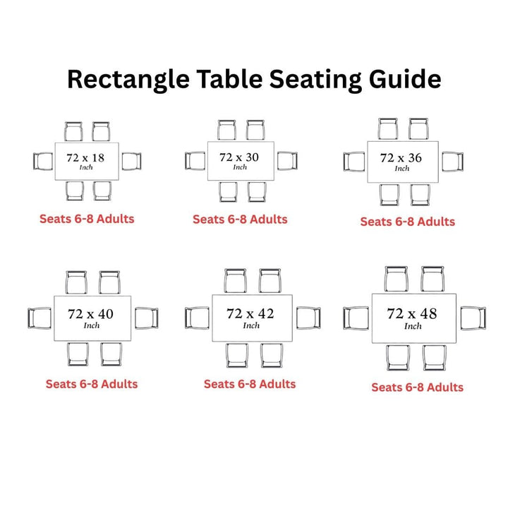 Pro Table Seating Guide