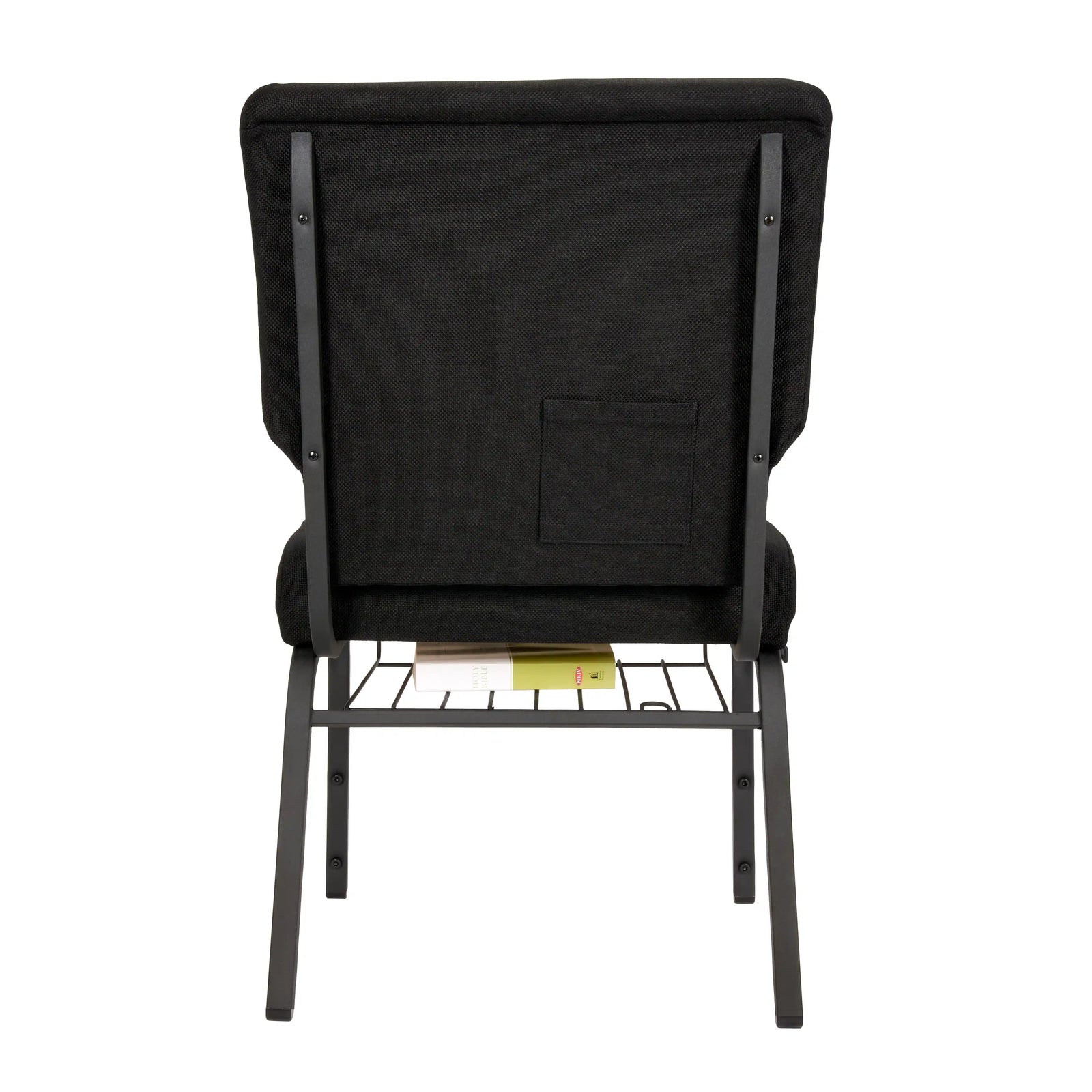 Church Chair Book Rack Black for 18.5