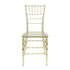 Clear Gold Champagne Resin ThinVisible Chiavari Chair CCRCHG-MONO-THIN-ZG-T Front