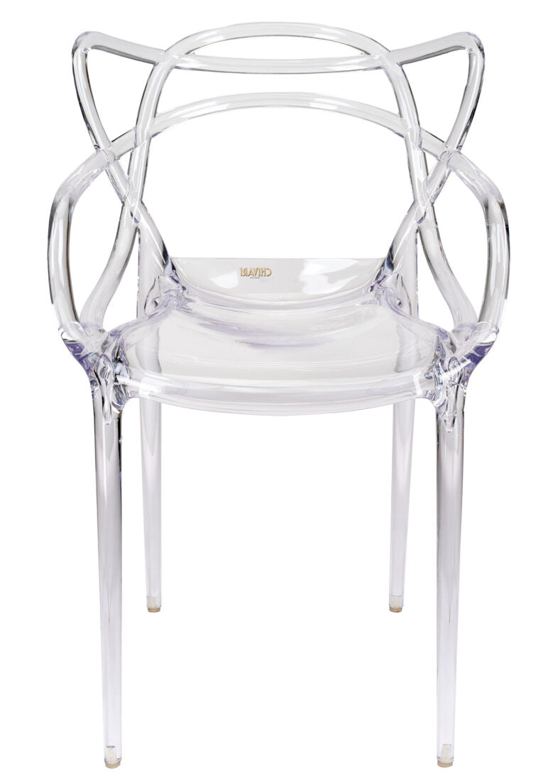 Clear Resin Orbit Chair