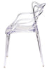 Clear Resin Orbit Chair