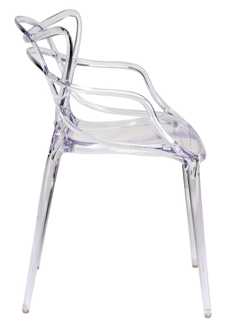 Clear Resin Orbit Chair