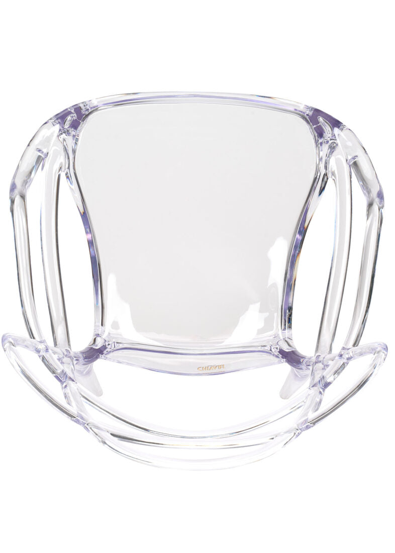 Clear Resin Orbit Chair