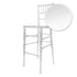 Clear Resin ProClear Unassembled Chiavari Barstool BCRC-U-ZG-T-4 Left Swatch