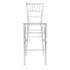 Clear Resin ProClear Unassembled Chiavari Barstool BCRC-U-ZG-T-4 Front