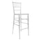 Clear Resin ProClear™ Chiavari Barstool - Unassembled (Per Chair Price Shown - Sold only in Quantities of 4)