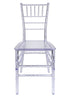 Clear Chair Thinvisible Chiavari Chair Front CCRC-MONO-THIN-ZG-T