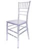 Clear Chair Thinvisible Chiavari Chair Left CCRC-MONO-THIN-ZG-T