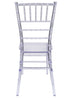 Clear Chair Thinvisible Chiavari Chair Back CCRC-MONO-THIN-ZG-T