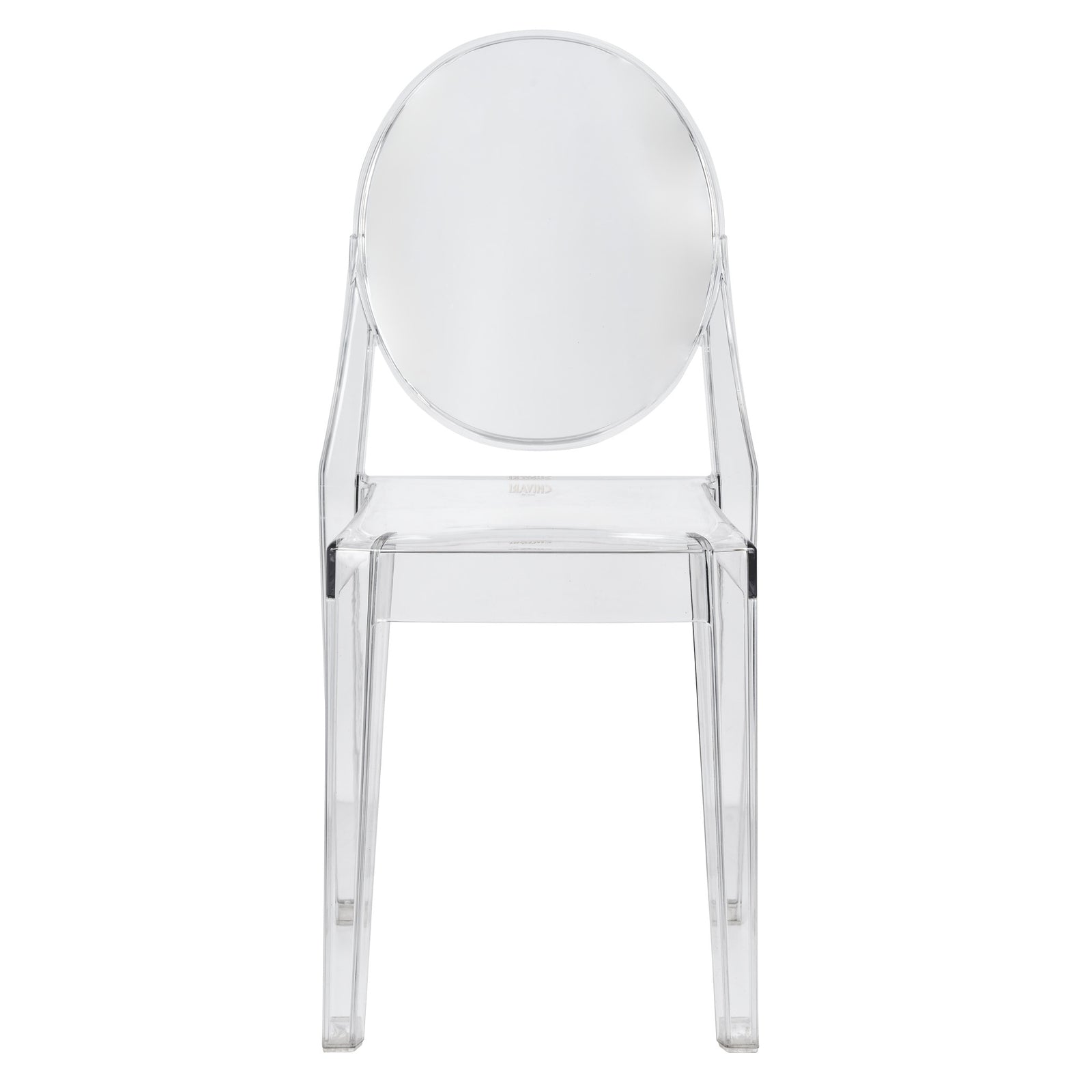 Clear Resin Kids Victoria Ghost Chair (Per Chair Price Shown - Sold only in Quantities of 4)