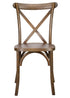 Fruitwood ToughWood Cross Back Chair by Chivari CXWF-AX-T