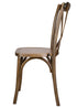 Fruitwood ToughWood Cross Back Chair by Chivari CXWF-AX-T