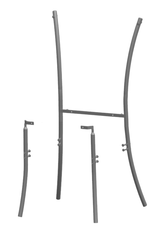 White Distressed Steel Skeleton™ Resin Cross Back Chair
