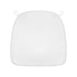 Cushion Vinyl Material Velcro Strap White Color Front View CUSHSTRAPVINWHI ZG T