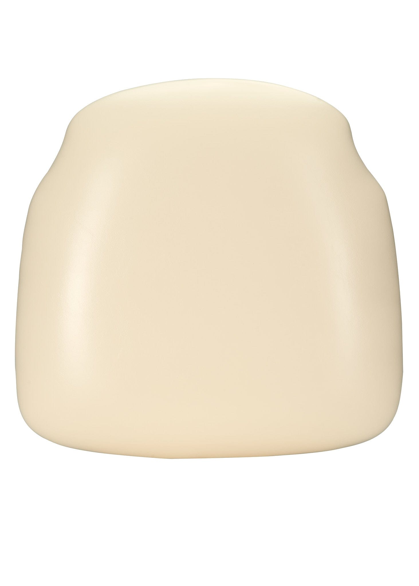 Chivari Ivory Vinyl 1.75" Thick Cross Back Cushion CUSHX-PANVINIVY-PVC-AX-T