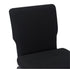 Black Fabric, Black Steel Frame, 20.5″ Wide Church Chair by Chivari CH20FBB-ZF-T