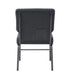 Dark Gray Fabric, Silver Vein Steel Frame, 20.5″ Wide Church Chair by Chivari CH20DGRSV-ZF-T