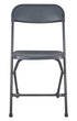 Dark Gray Folding Chair (Steel-Poly Chair) CFPGD-AX-T