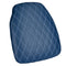 Deep Blue Sea Vinyl Panel Back Chiavari Cushion with Bentley Stitching and SlipNot™ Technology