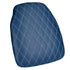 Deep Blue Sea Vinyl Panel Back Chiavari Cushion with Bentley Stitching and SlipNot™ Technology