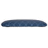 Deep Blue Sea Vinyl Panel Back Chiavari Cushion with Bentley Stitching and SlipNot™ Technology