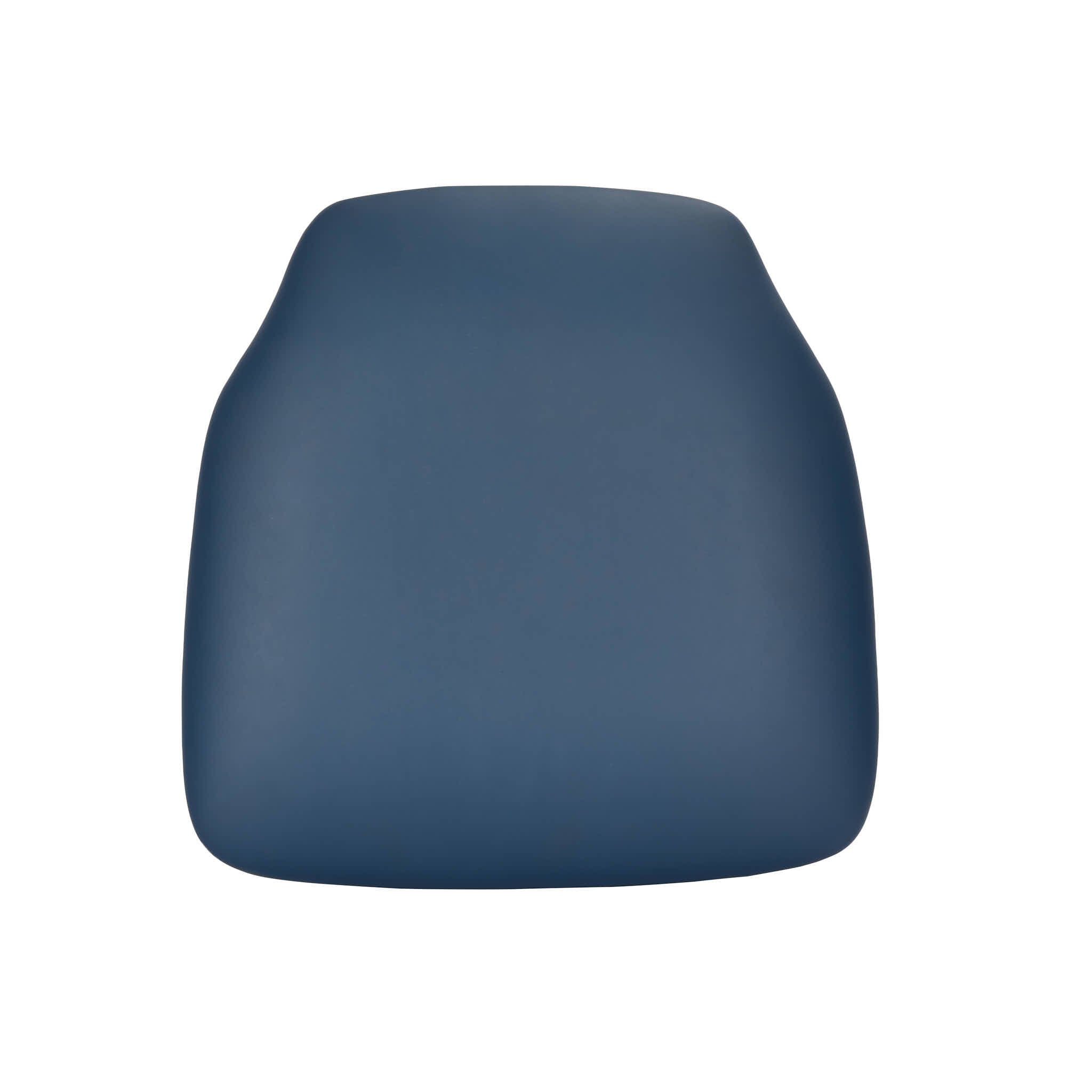 Deep Blue Sea 1.75" Vinyl Panel Back Chiavari Cushion with SlipNot™ Technology