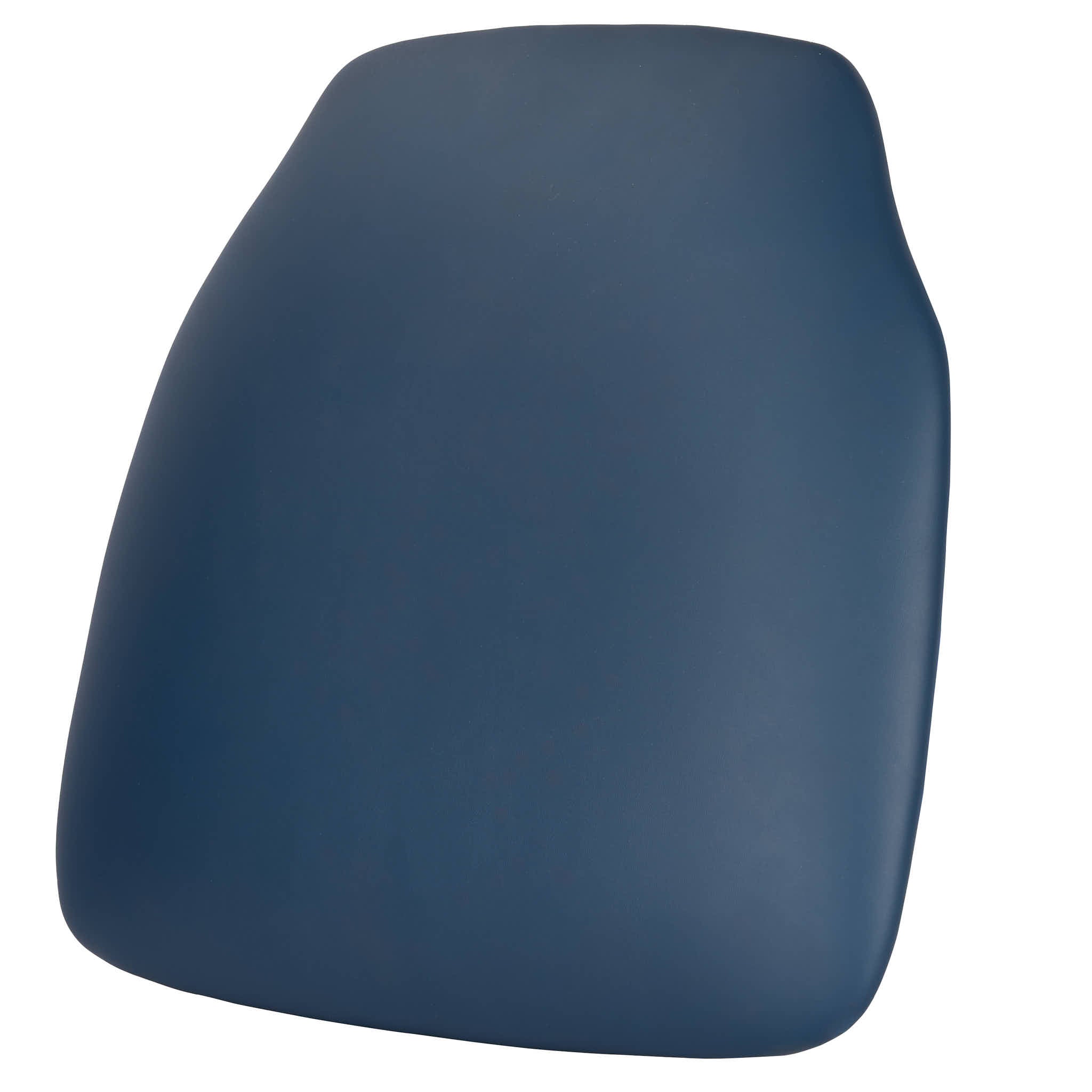 Deep Blue Sea 1.75" Vinyl Panel Back Chiavari Cushion with SlipNot™ Technology