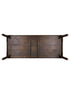 Fruitwood 8 Foot (96" x 40") Rectangle Farmhouse Table by Chivari TFARMRT9640-FRUITWOOD-T-LEG-AX-T