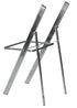 Silver with Silver Vinyl Cushion Resin Steel Skeleton™ Folding Chair