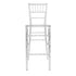 Clear Resin Chiavari Barstool by Chivari BCRC-ZG-T Front