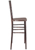 Fruitwood WoodGrain™ Resin Steel Skeleton™ Chiavari Barstool