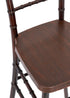 Fruitwood WoodGrain™ Resin Steel Skeleton™ Chiavari Barstool