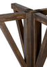 3 Foot (36") Fruitwood Round Farmhouse Cocktail Table Some Assembly Required