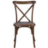 Fruitwood ToughResin™ WoodGrain Cross Back Chair