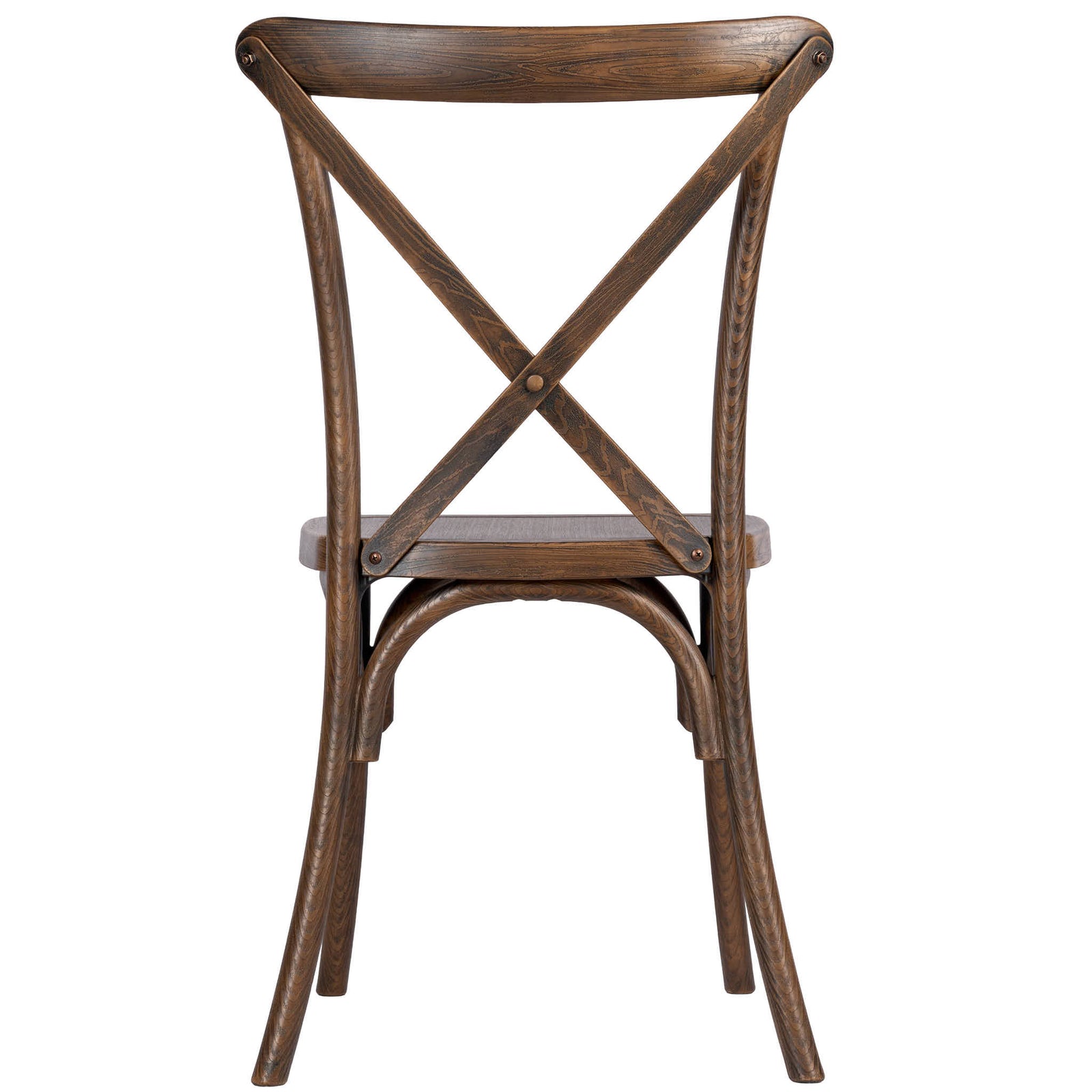 Fruitwood ToughResin™ WoodGrain Cross Back Chair